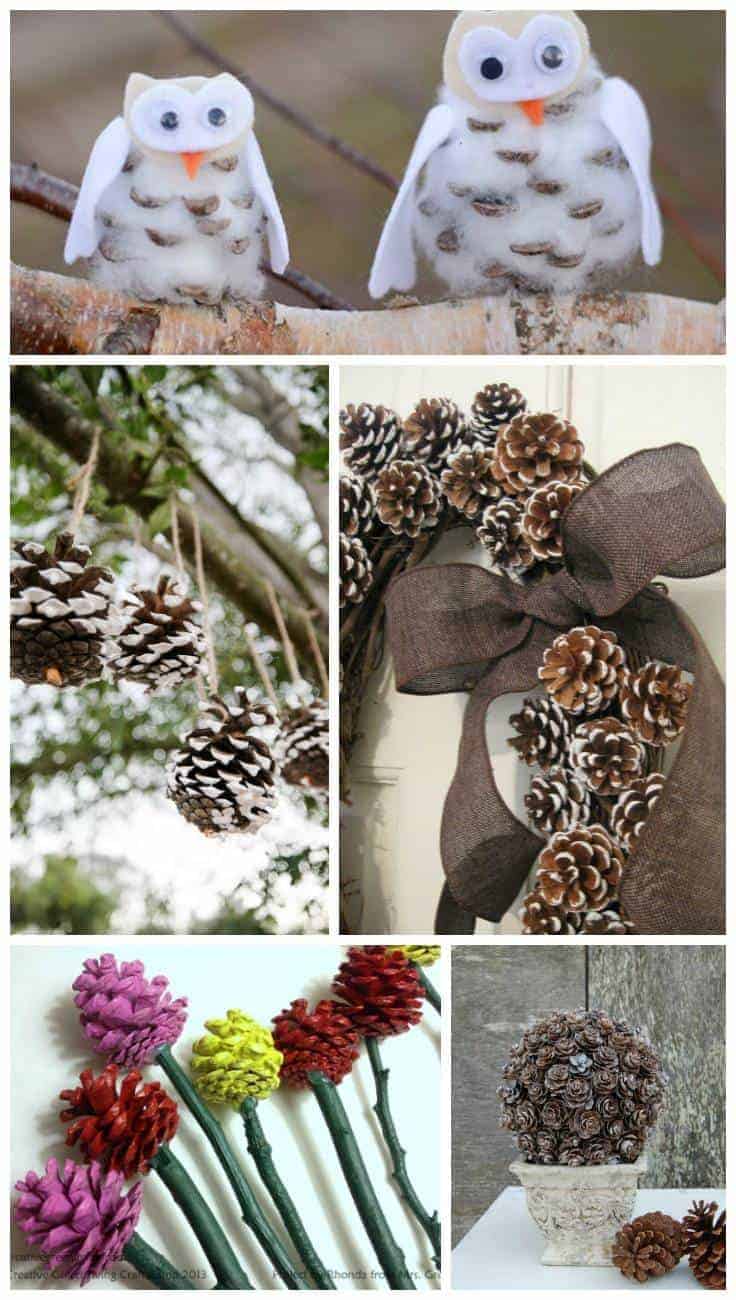 50 Adorable Pinecone Crafts For Kids To Make