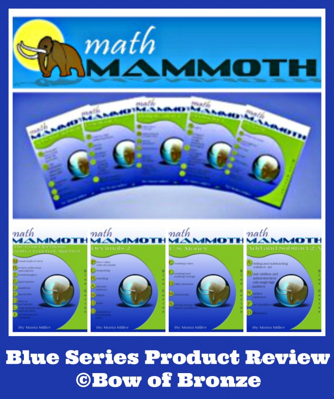 Product Review: Math Mammoth Blue Series Worktexts