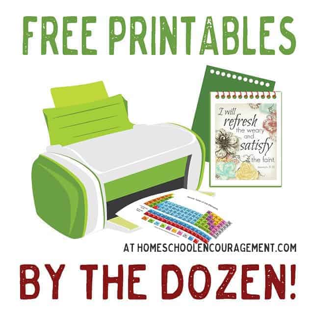Free Printable Worksheets for Homeschool Learning
