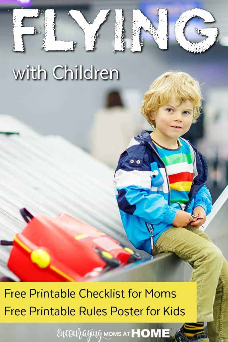 Flying with Children: Air Plane Travel - Preparation and Supplies