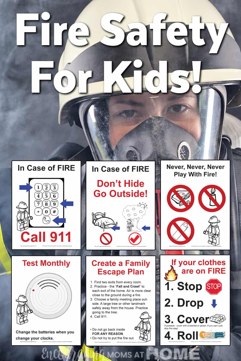 Fire Safety For Kids Plus Free Printable with Lego® Theme