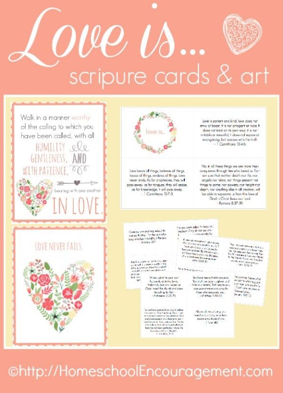 Need to re-focus your thoughts to a biblical perspective of love? Take a look at our FREE scripture cards and poster printables to help moms dwell on God's love for her.