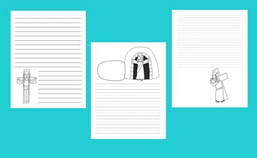 Free Easter Printables: Passion Week - He Is Risen Notebooking pages