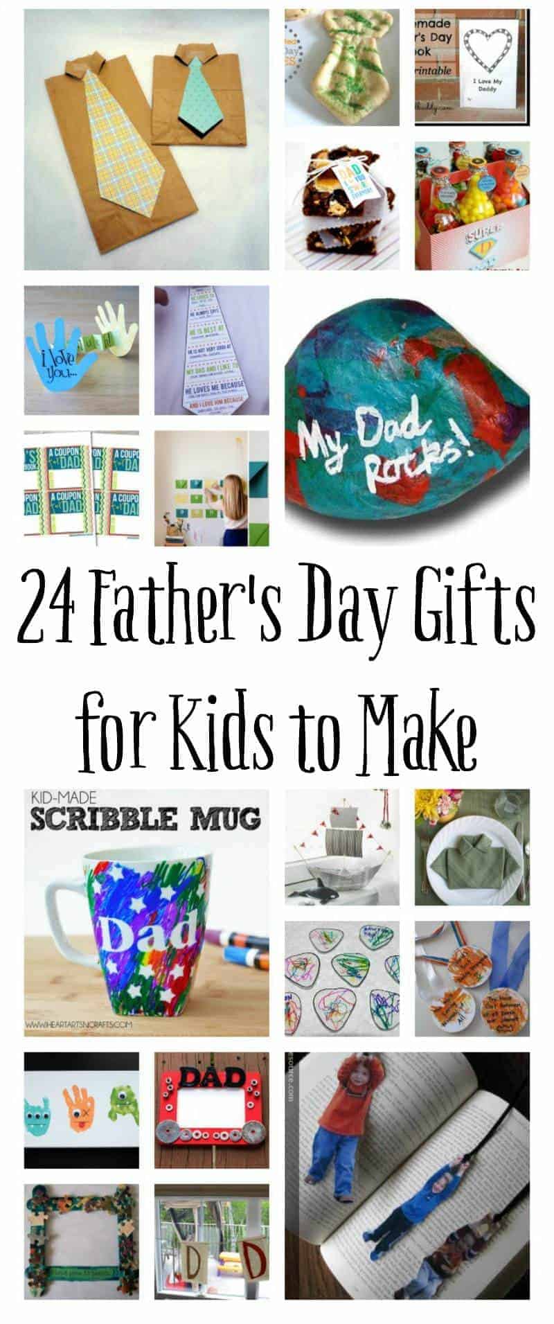 Homemade Father's Day Gifts for Kids to Make