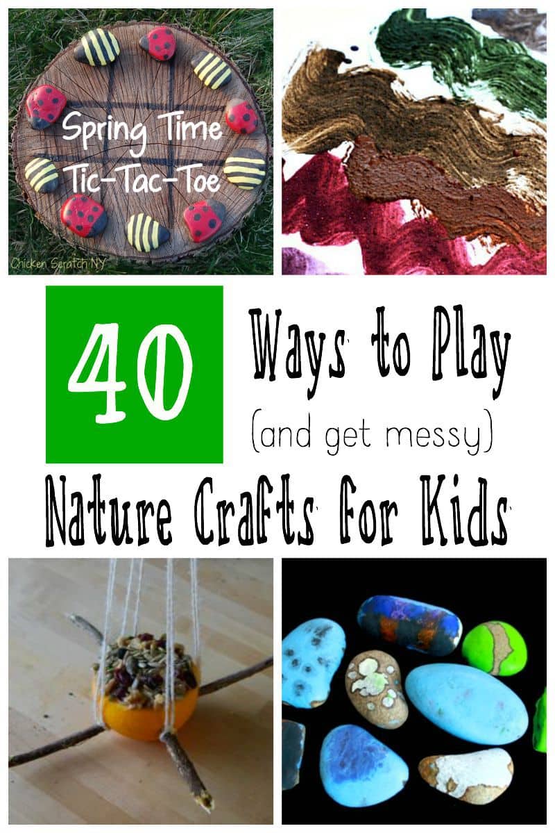 40 Nature Crafts for Kids