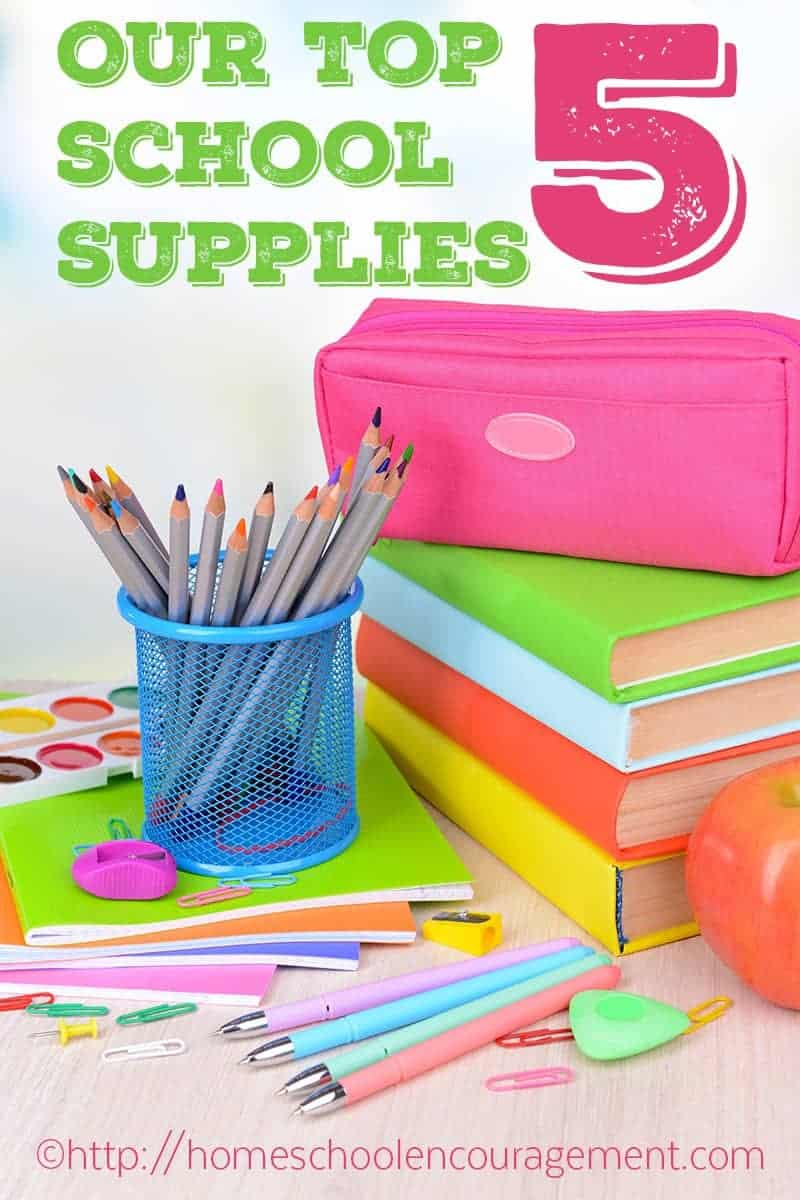 Our Top 5 Must Have Back to Homeschool Supplies