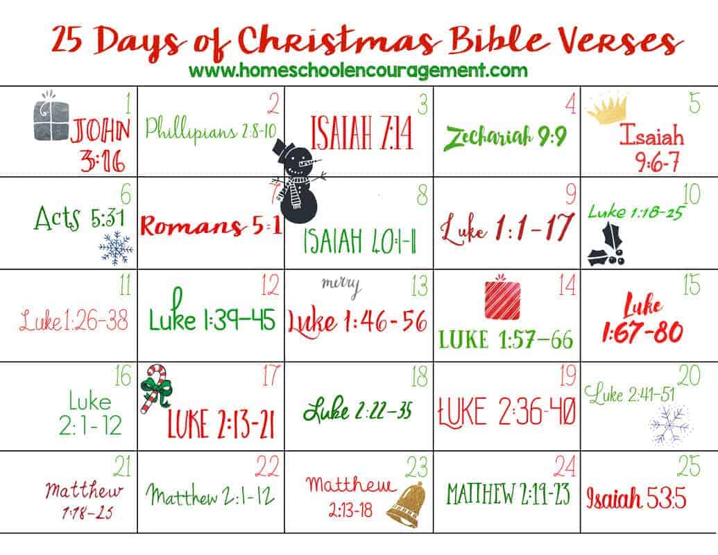 25 Christmas Bible Verses & Advent Scriptures To Celebrate The Season