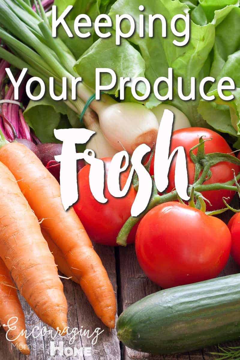 Keeping your produce fresh for short term use can be tricky.