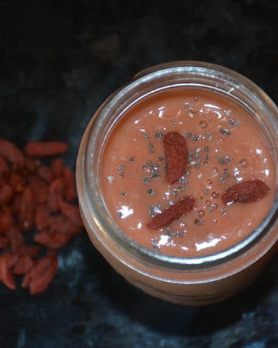 Goji berry smoothie recipe.