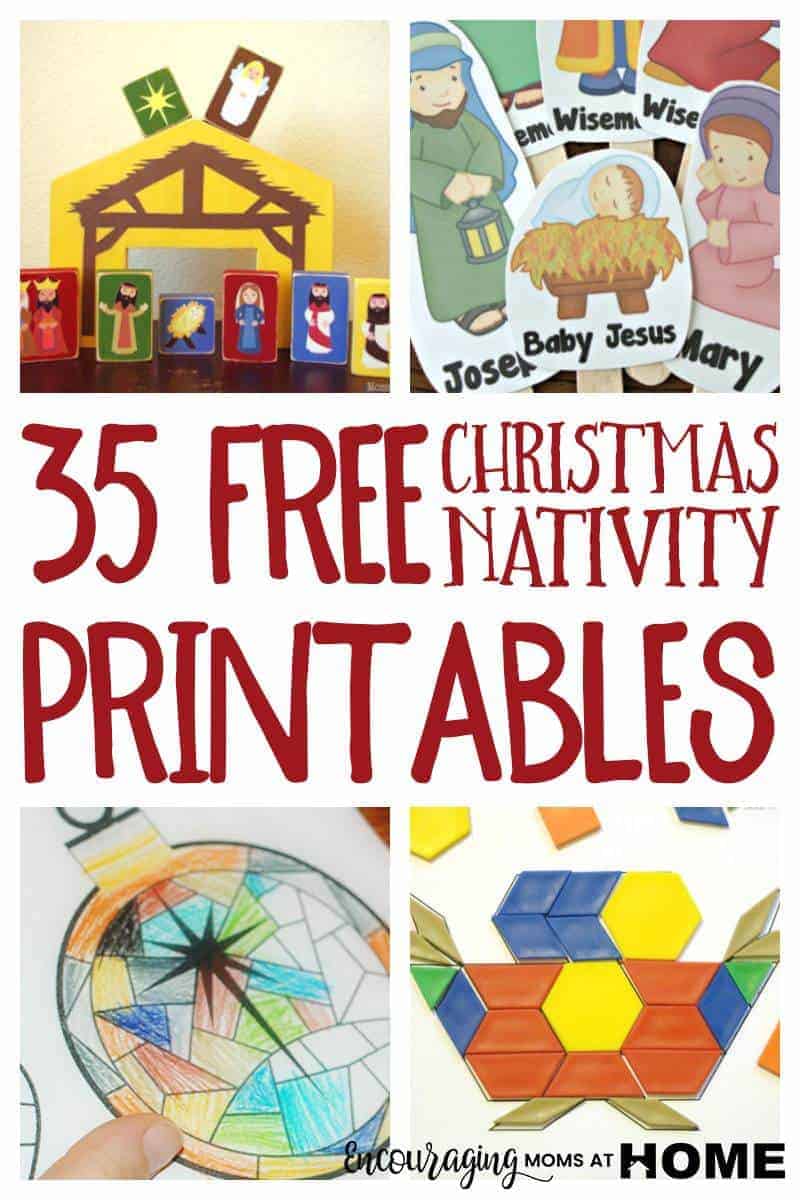 Free Christian Christmas Crafts Printables Printable Templates