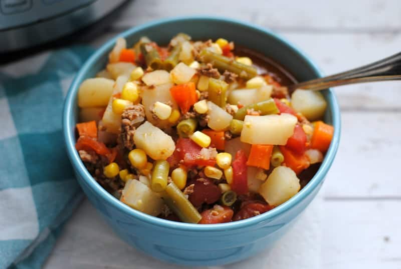 Instant Pot Vegetable Beef Soup
