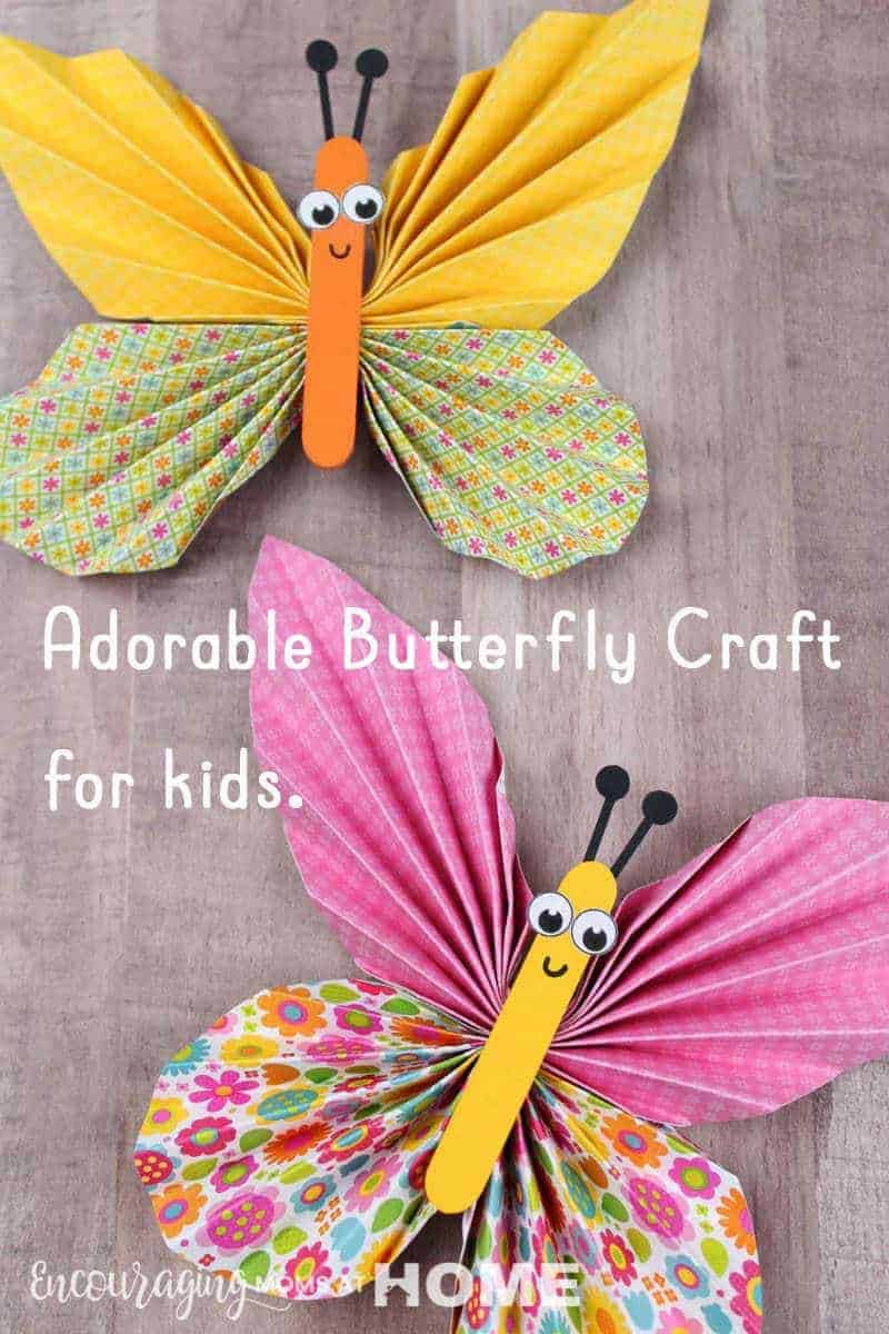 Adorable Preschool Butterfly Craft with Theme Unit